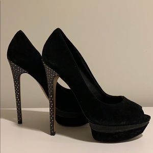 ALDO Black Sexy Open toe heels